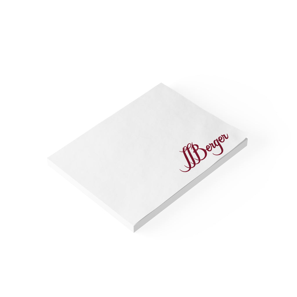 L. L. Berger Sticky Post-it Note Pad