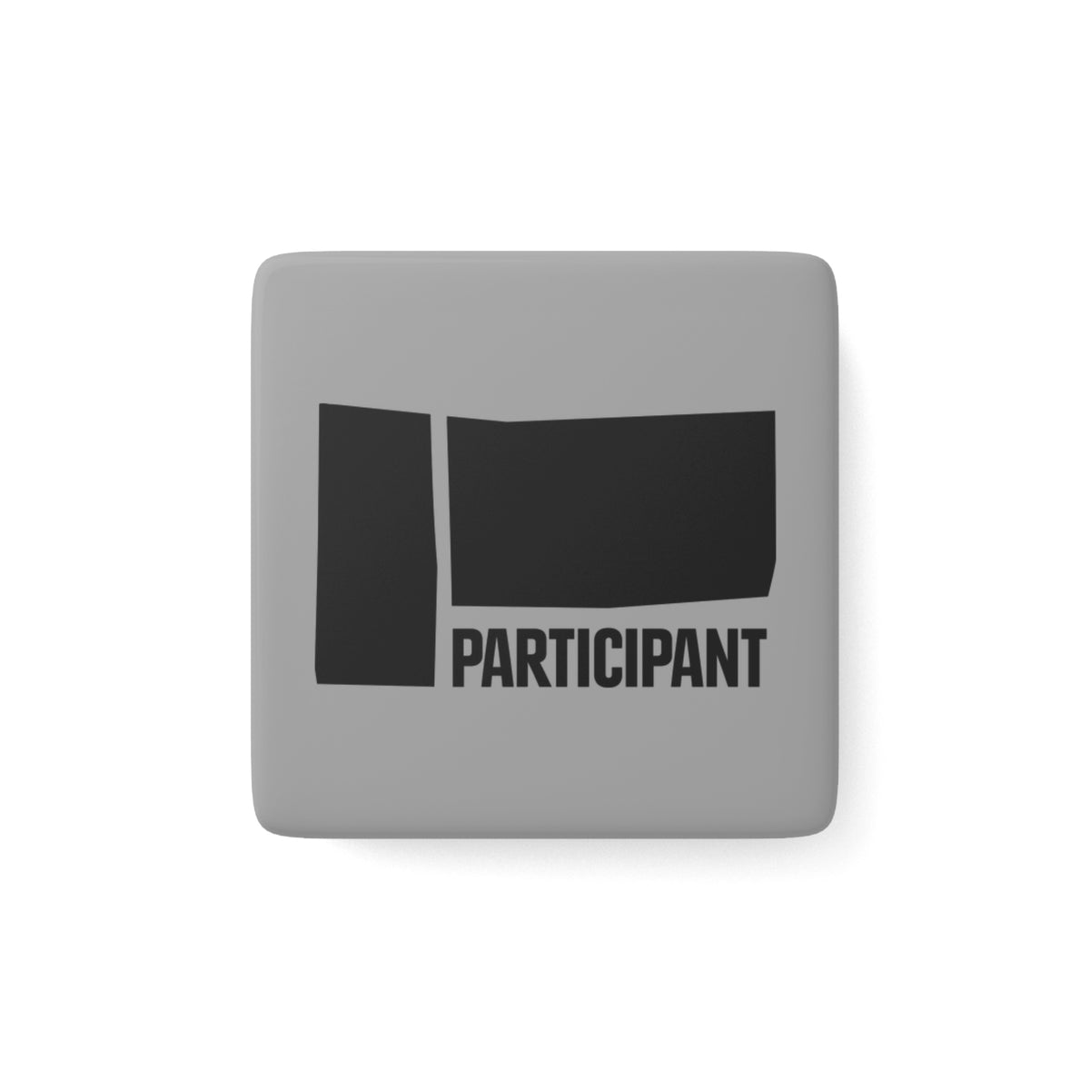 Participant Media Square Porcelain Fridge Magnet