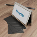 Korvette's Metal Business Card Holder