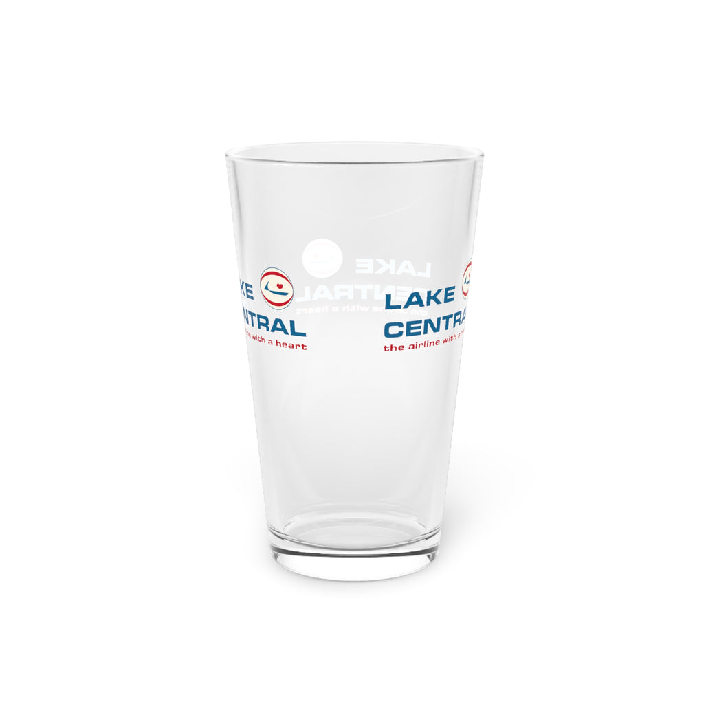 Lake Central Airlines 16oz Pint Glass