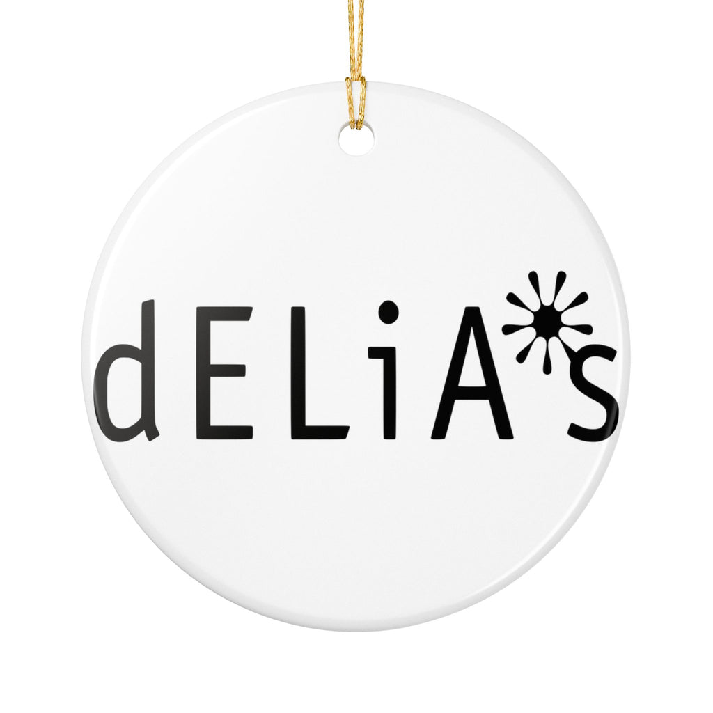 Delia's Ceramic Ornament