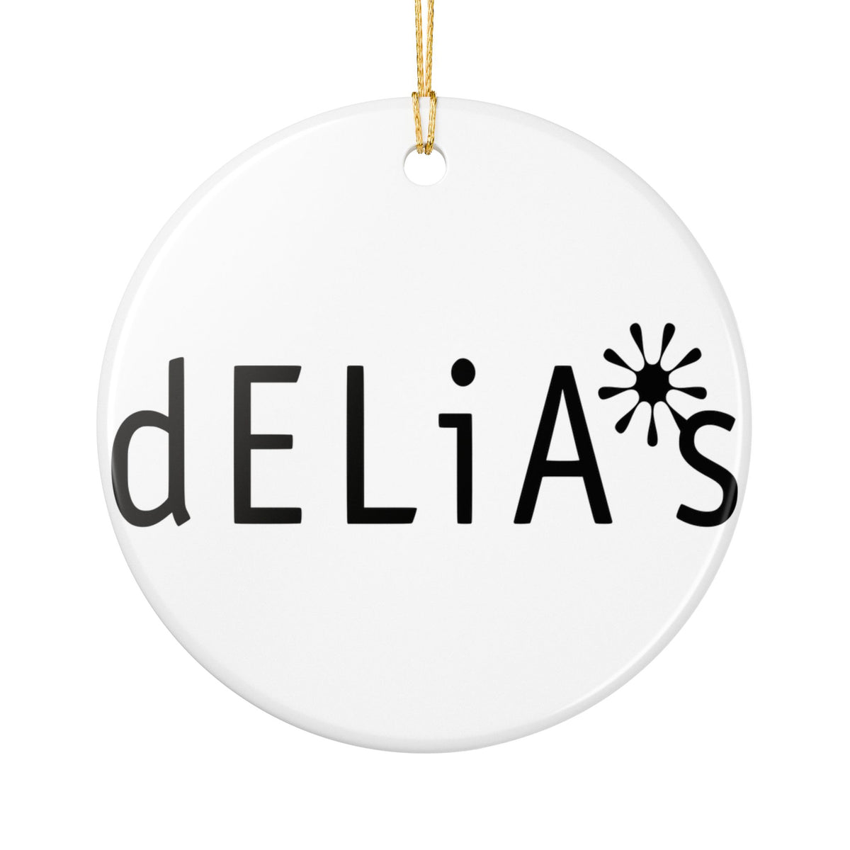 Delia's Ceramic Ornament