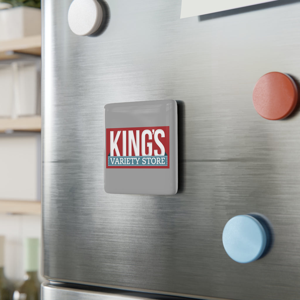 King's Variety Store Square Porcelain Fridge Magnet