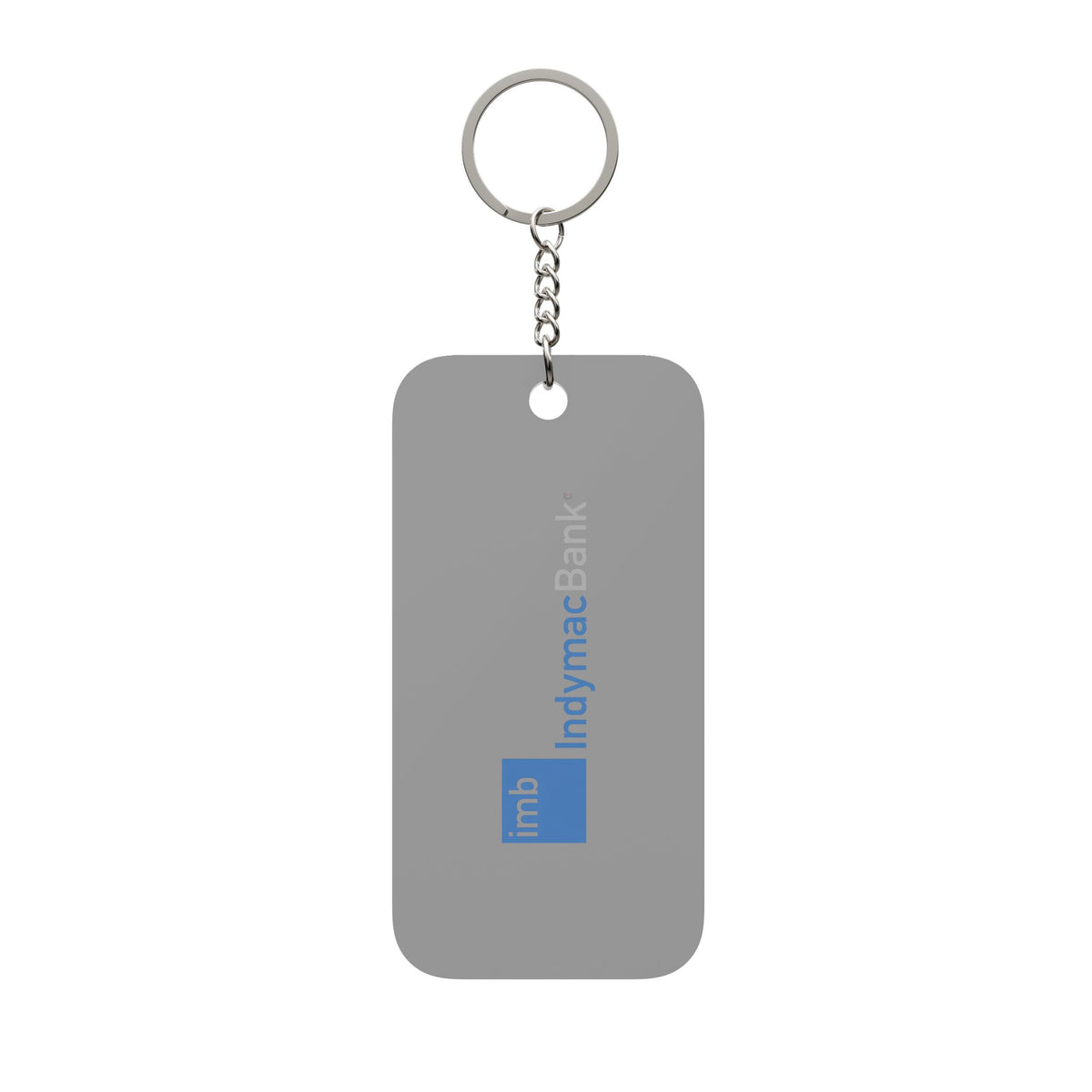 IndyMac Bank Double-Sided Keychain Charm