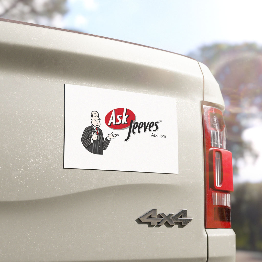 Ask Jeeves Car Magnet