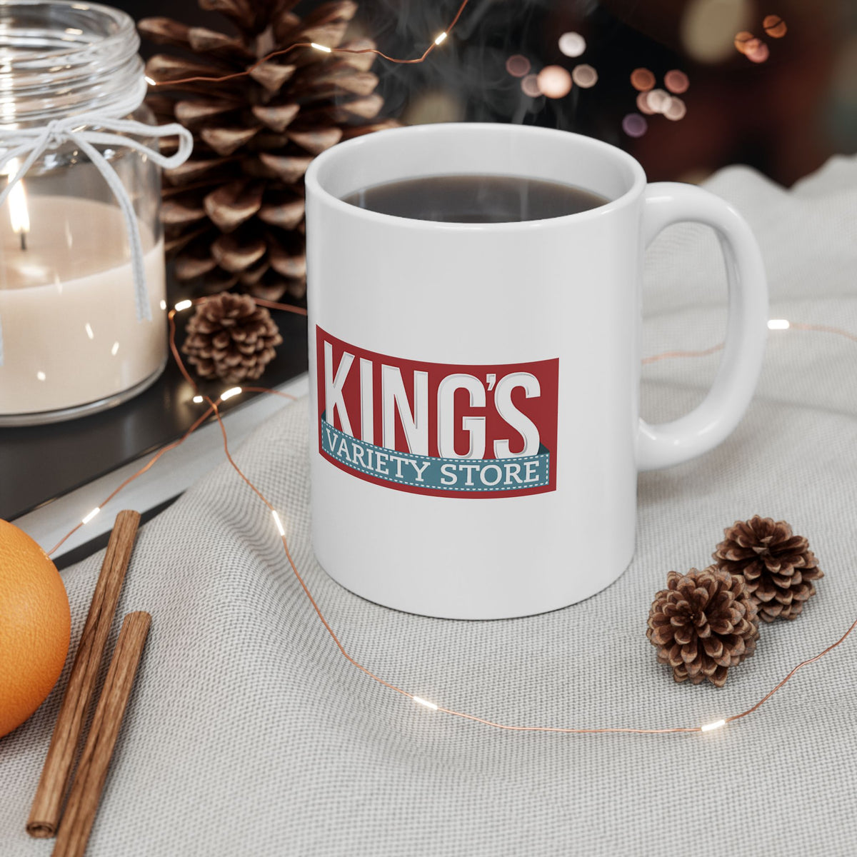 King's Variety Store Ceramic Coffee Mug
