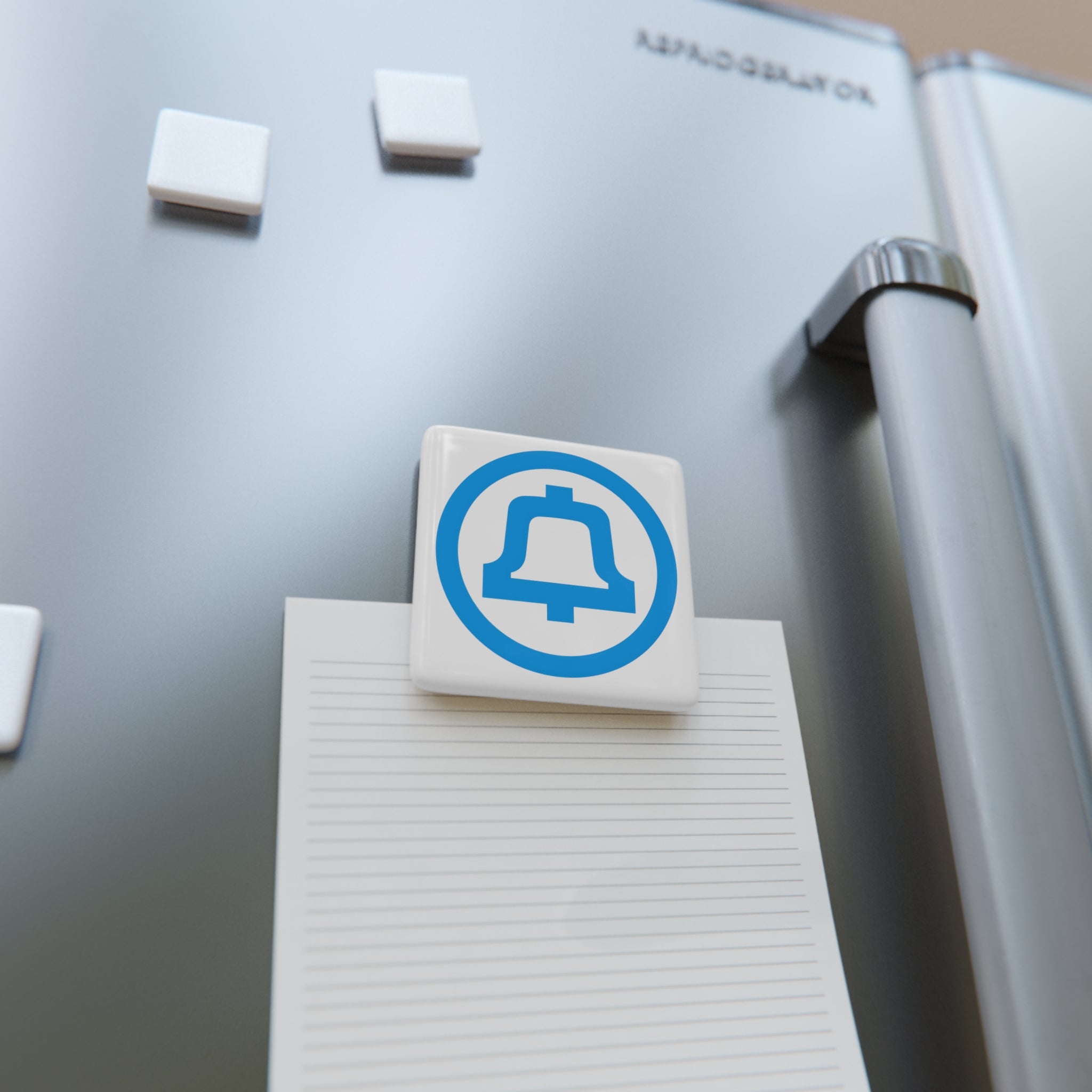 Bell System Square Porcelain Fridge Magnet