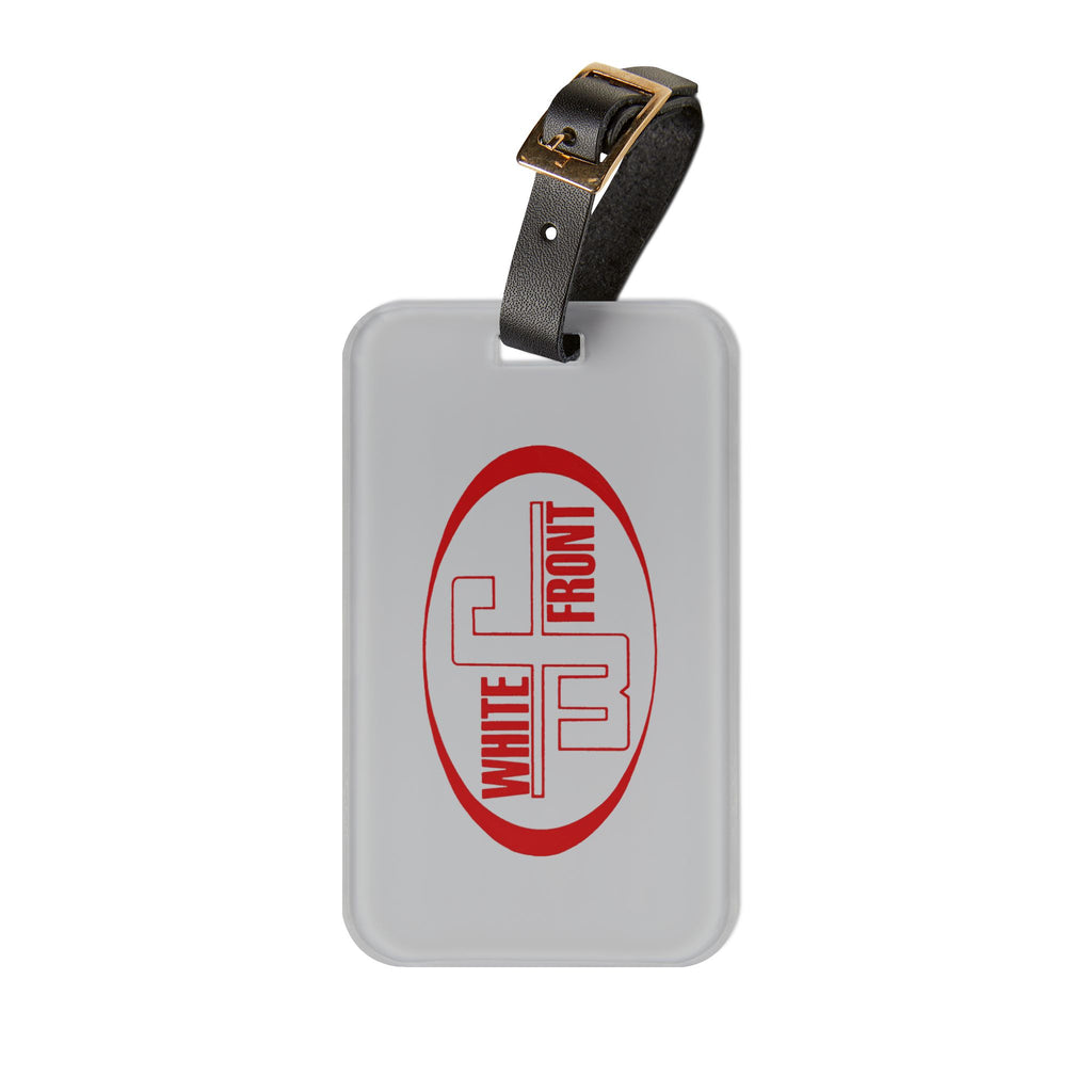 White Front Luggage Tag