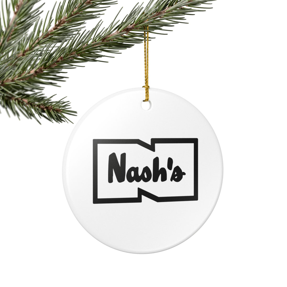 Nash's Ceramic Ornament