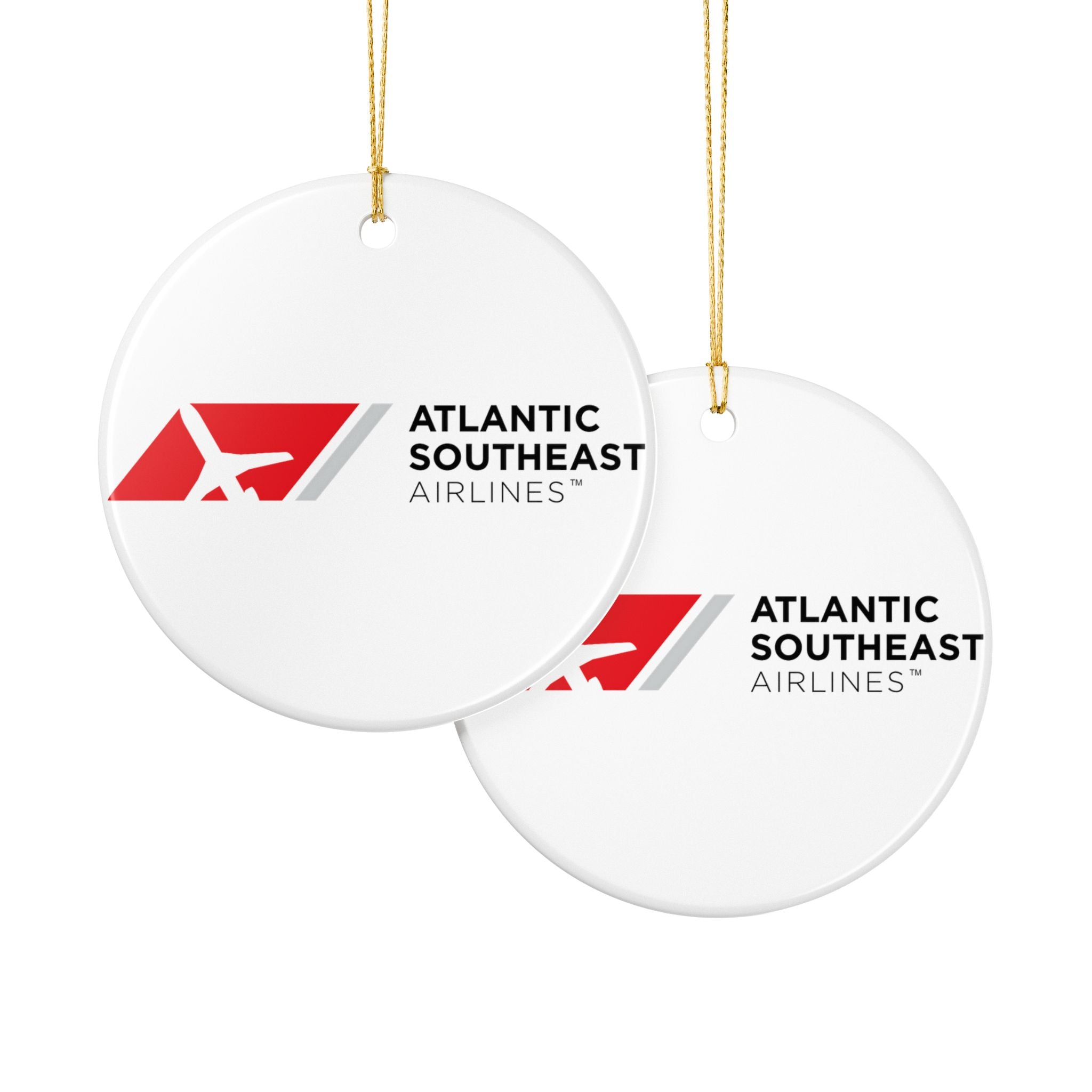 Atlantic Southeast Airlines Ceramic Ornament