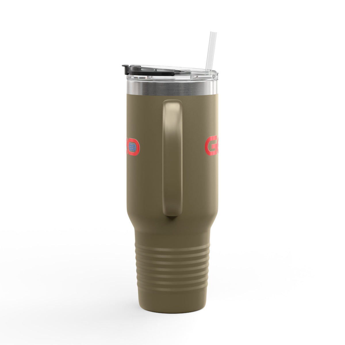 Geo 40oz Insulated Travel Mug Stainless Tumbler