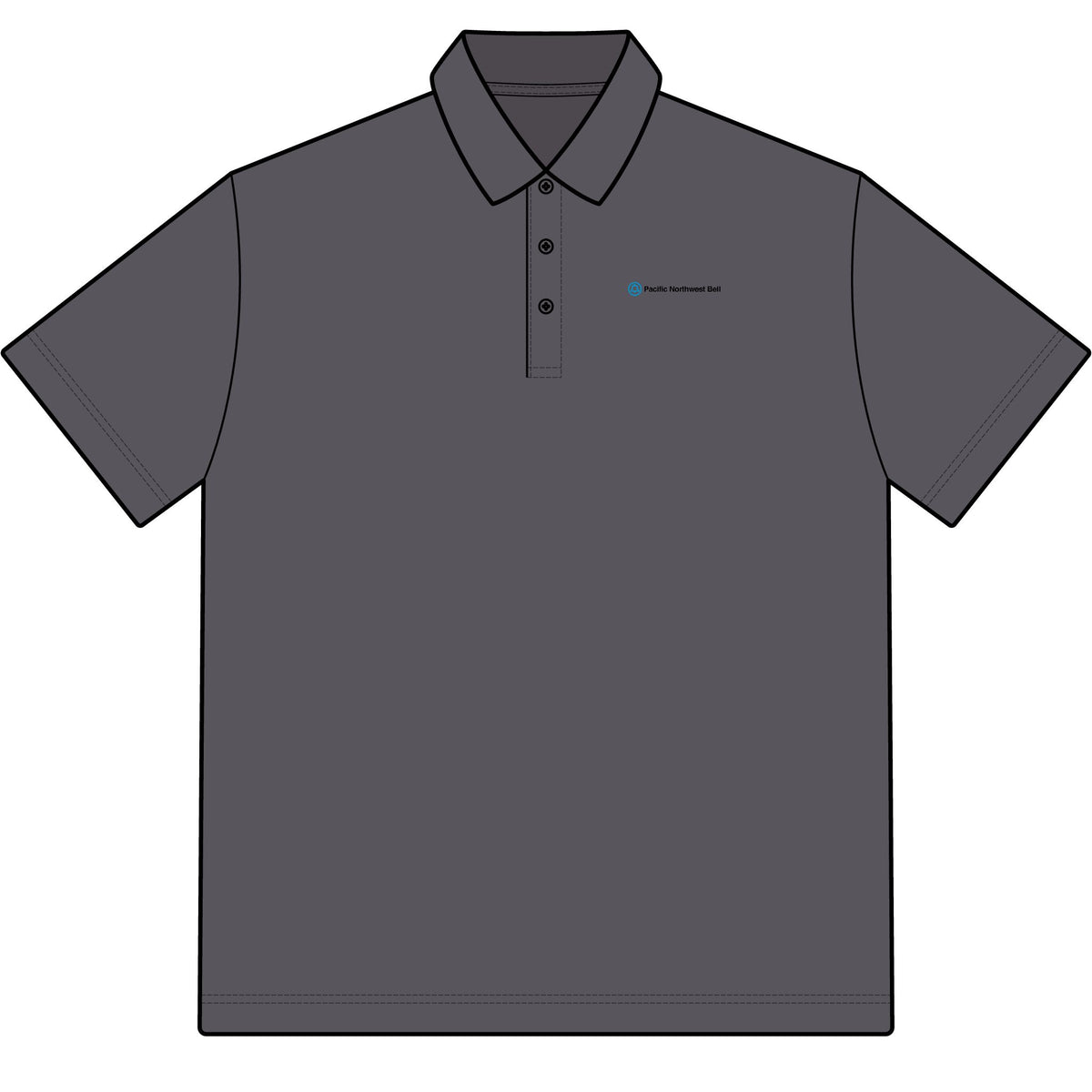 Pacific Northwest Bell Cotton Polo Shirt