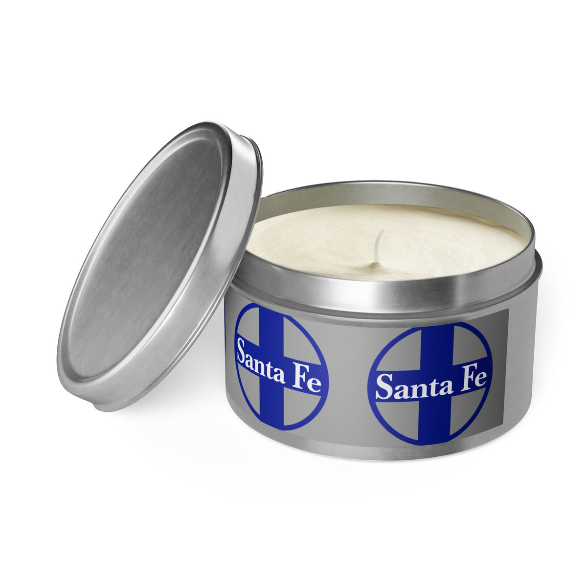 Atchison Topeka and Santa Fe Railway Tin Candle