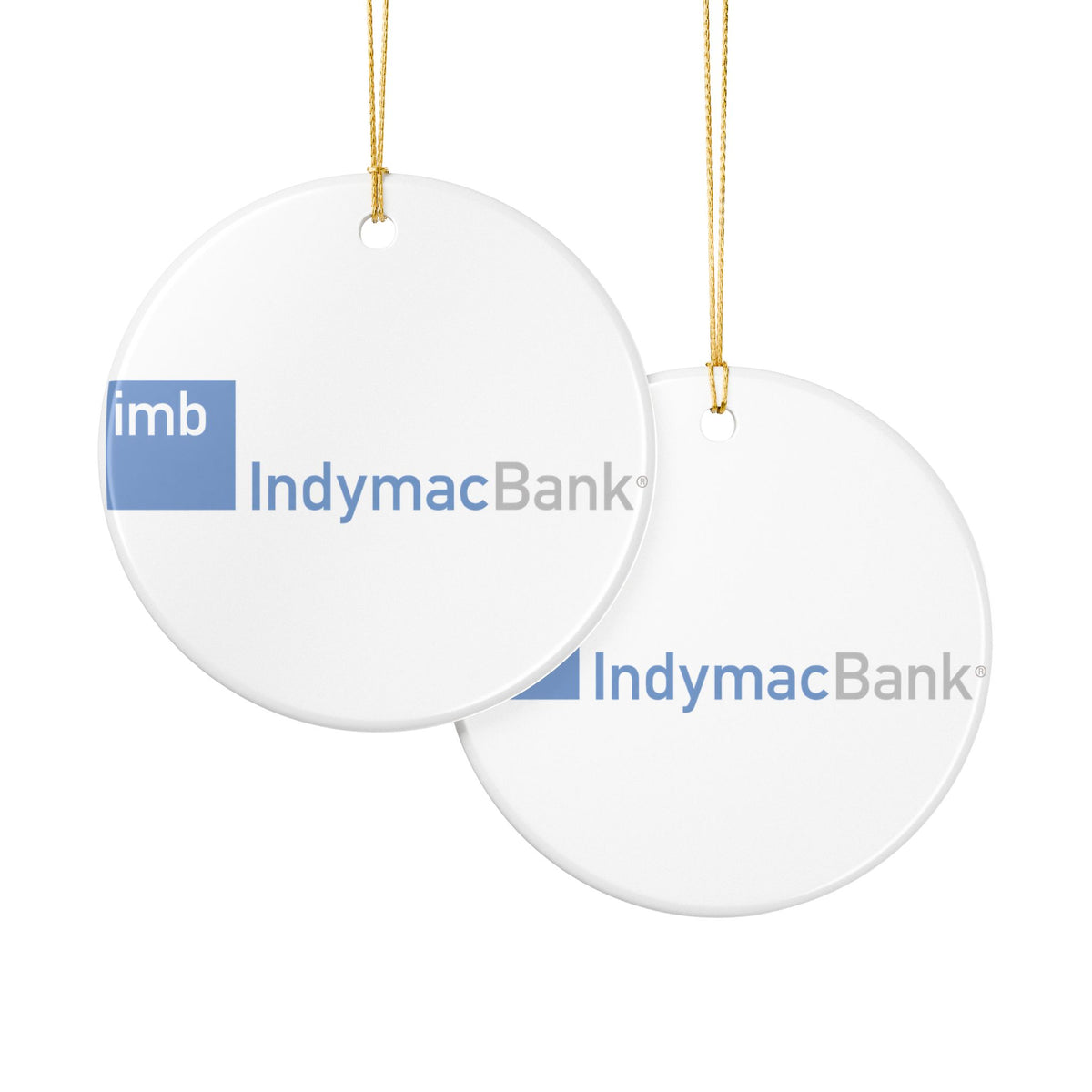IndyMac Bank Ceramic Ornament