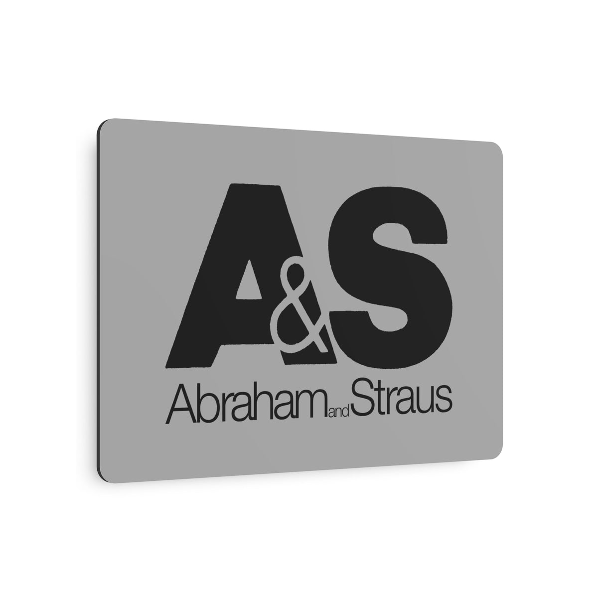 Abraham & Straus Metal Sign