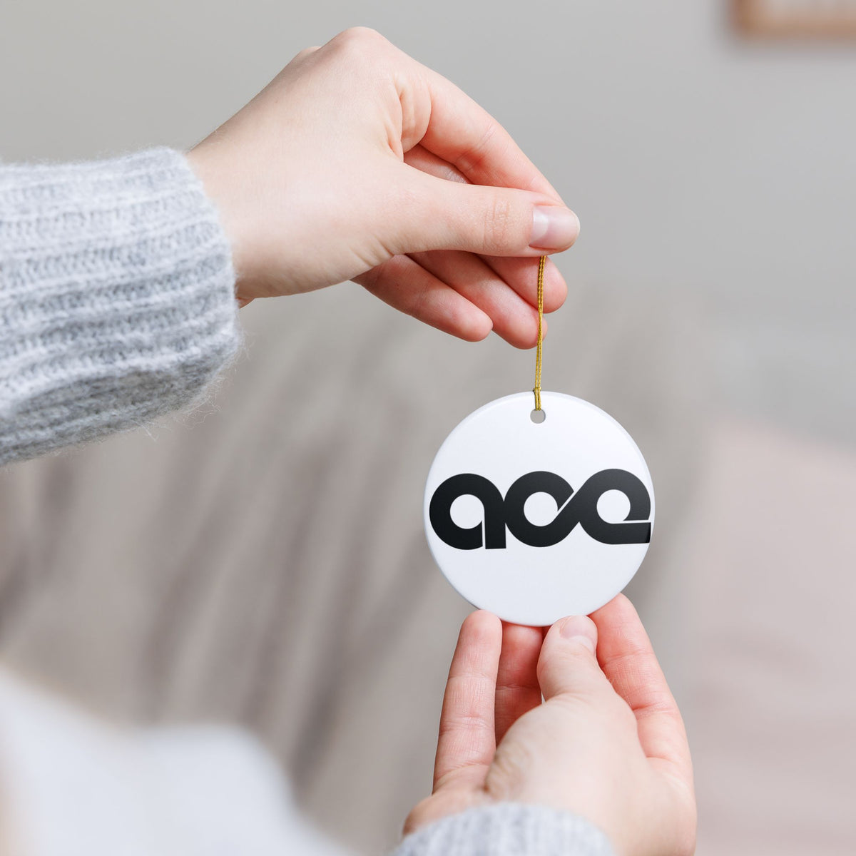 Action Computer Enterprise Ceramic Ornament