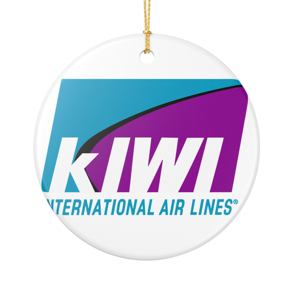 Kiwi International Air Lines Ceramic Ornament