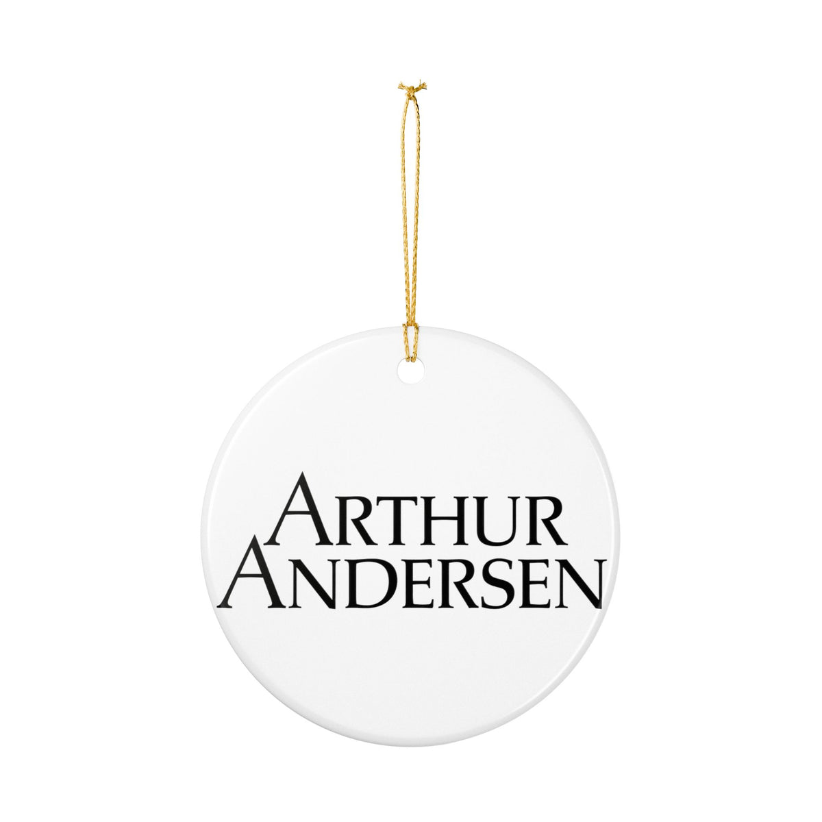 Arthur Andersen Ceramic Ornament