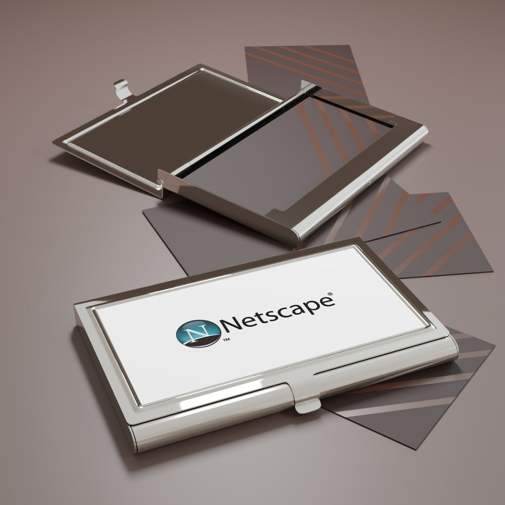 Netscape Metal Business Card Holder
