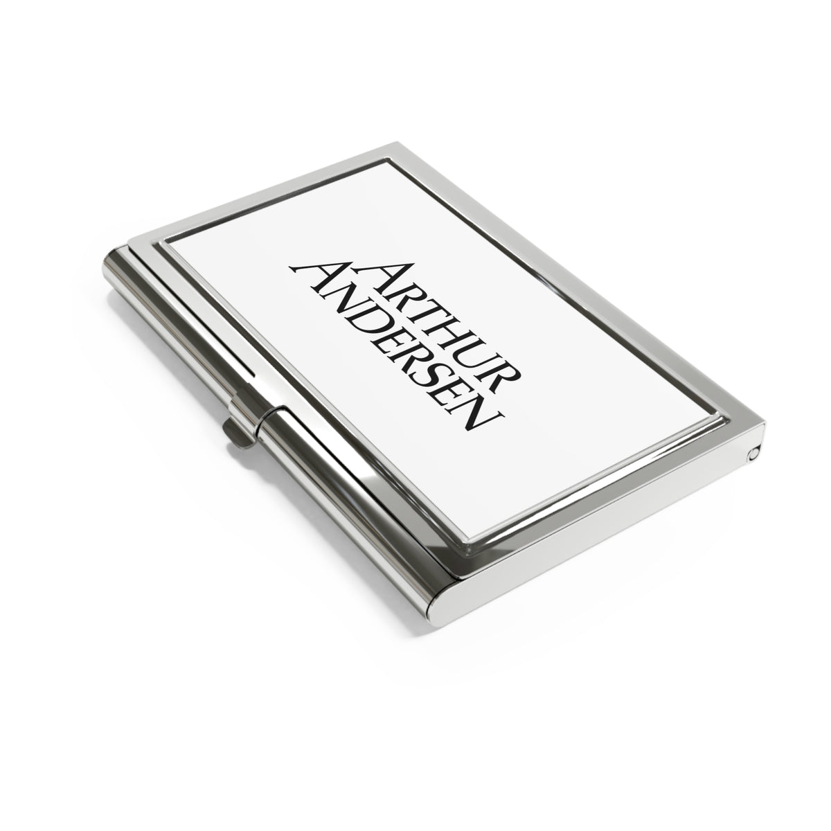 Arthur Andersen Metal Business Card Holder