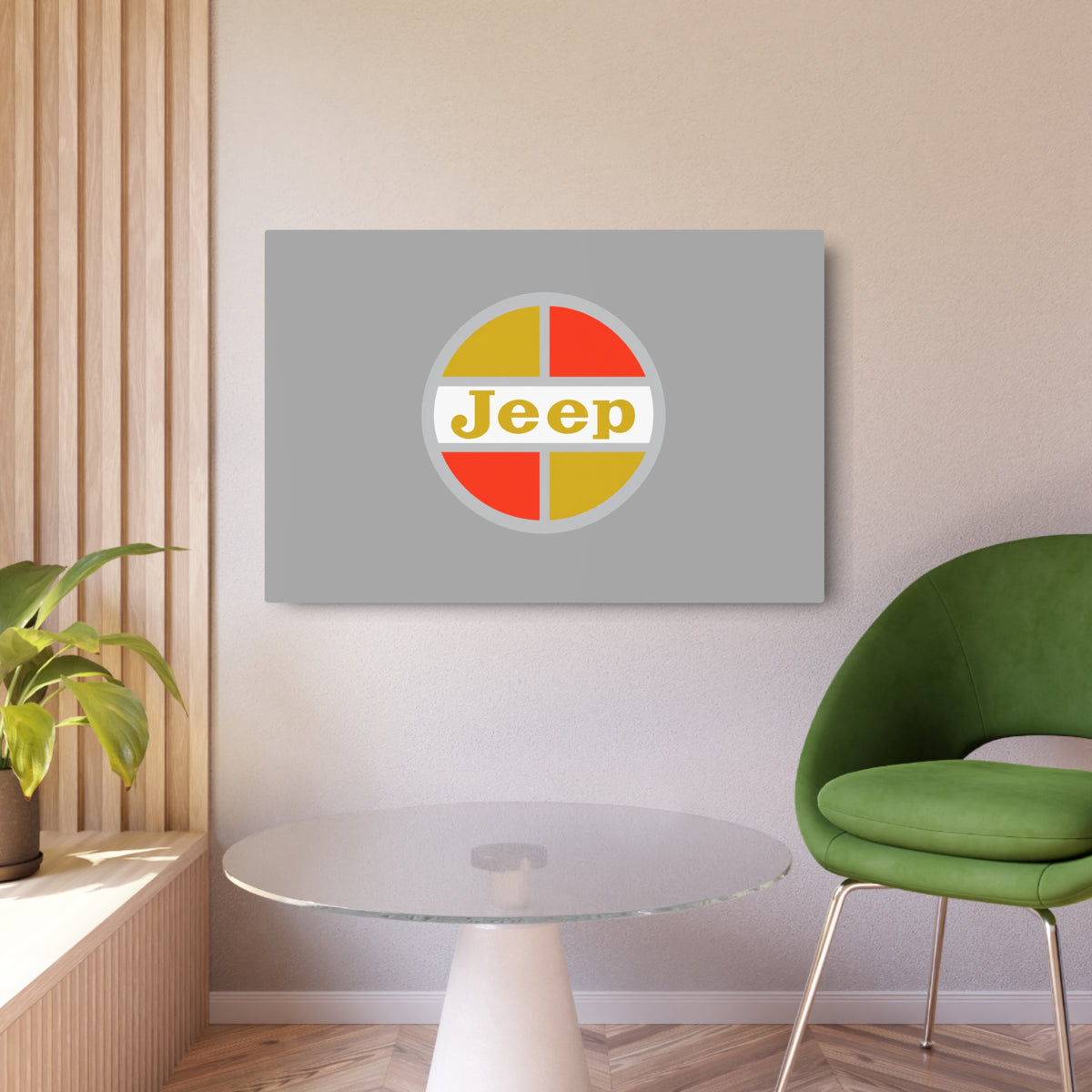 Kaiser Jeep Metal Sign