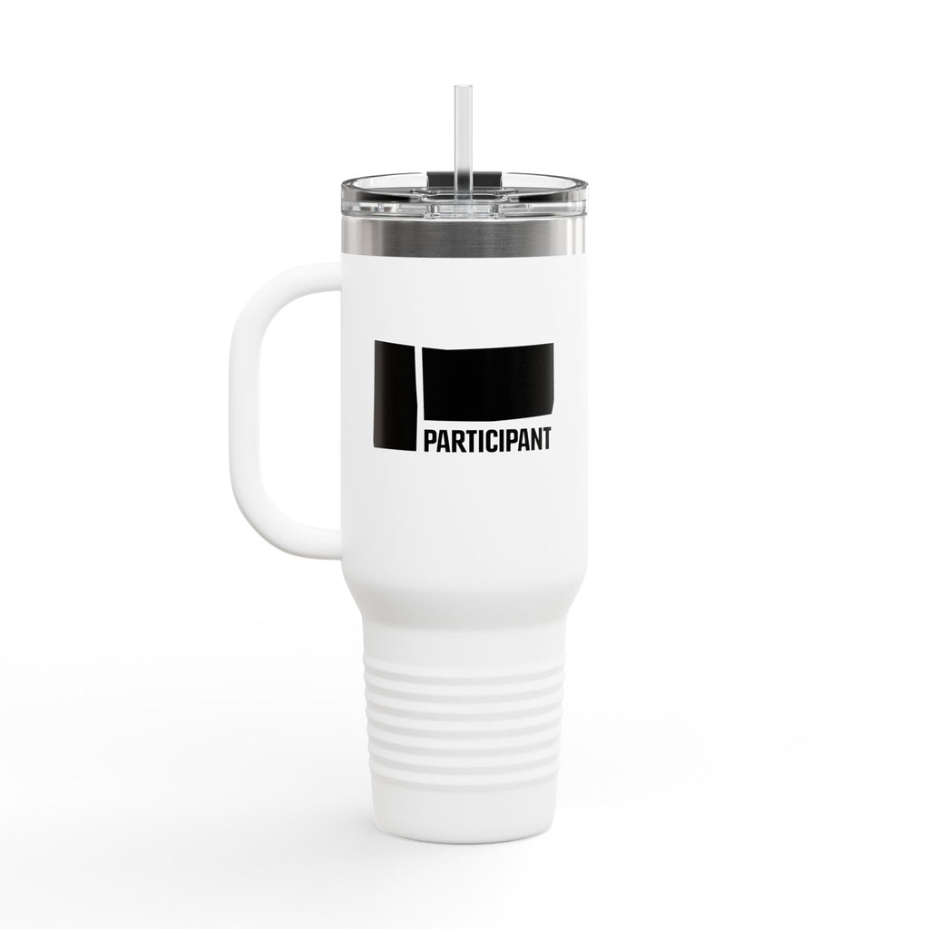 Participant Media 40oz Insulated Travel Mug Stainless Tumbler