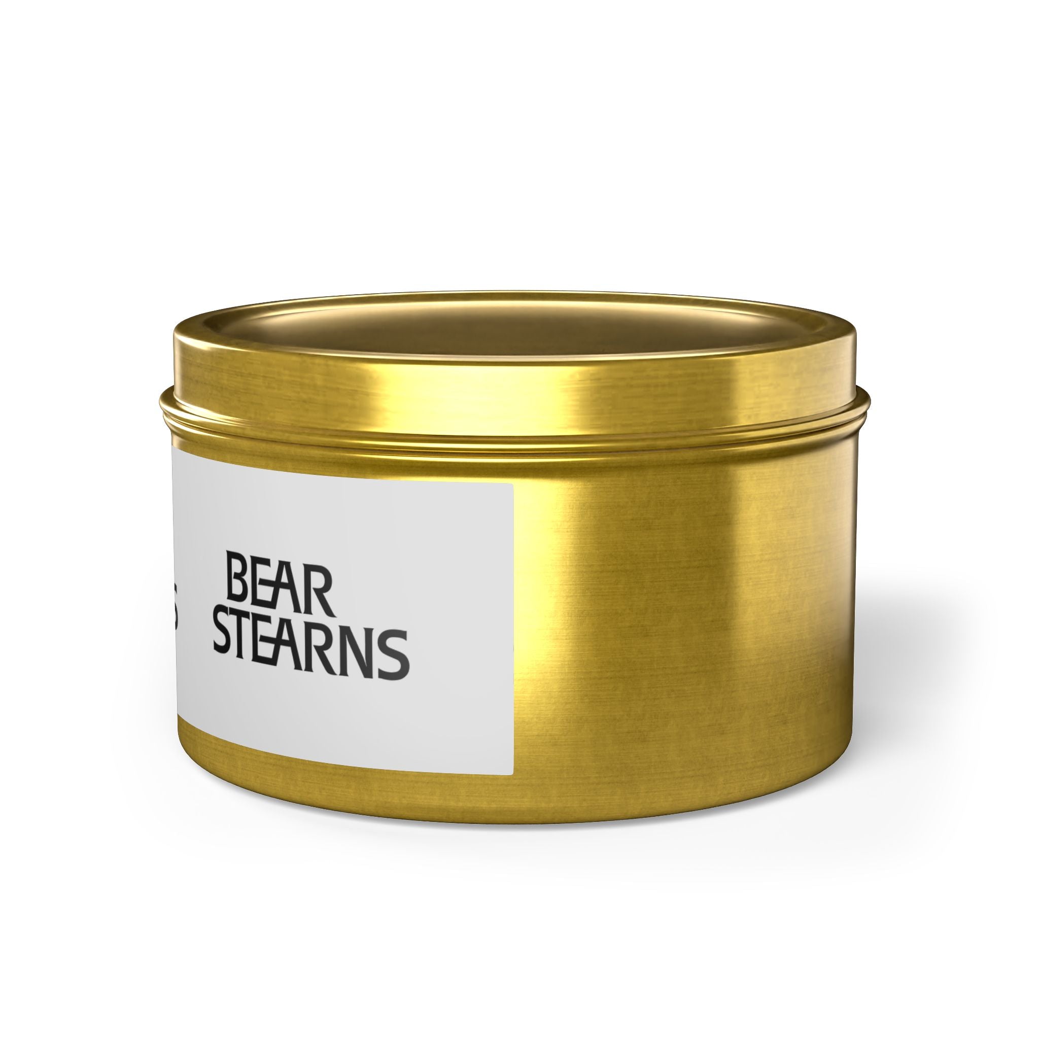 Bear Stearns Tin Candle
