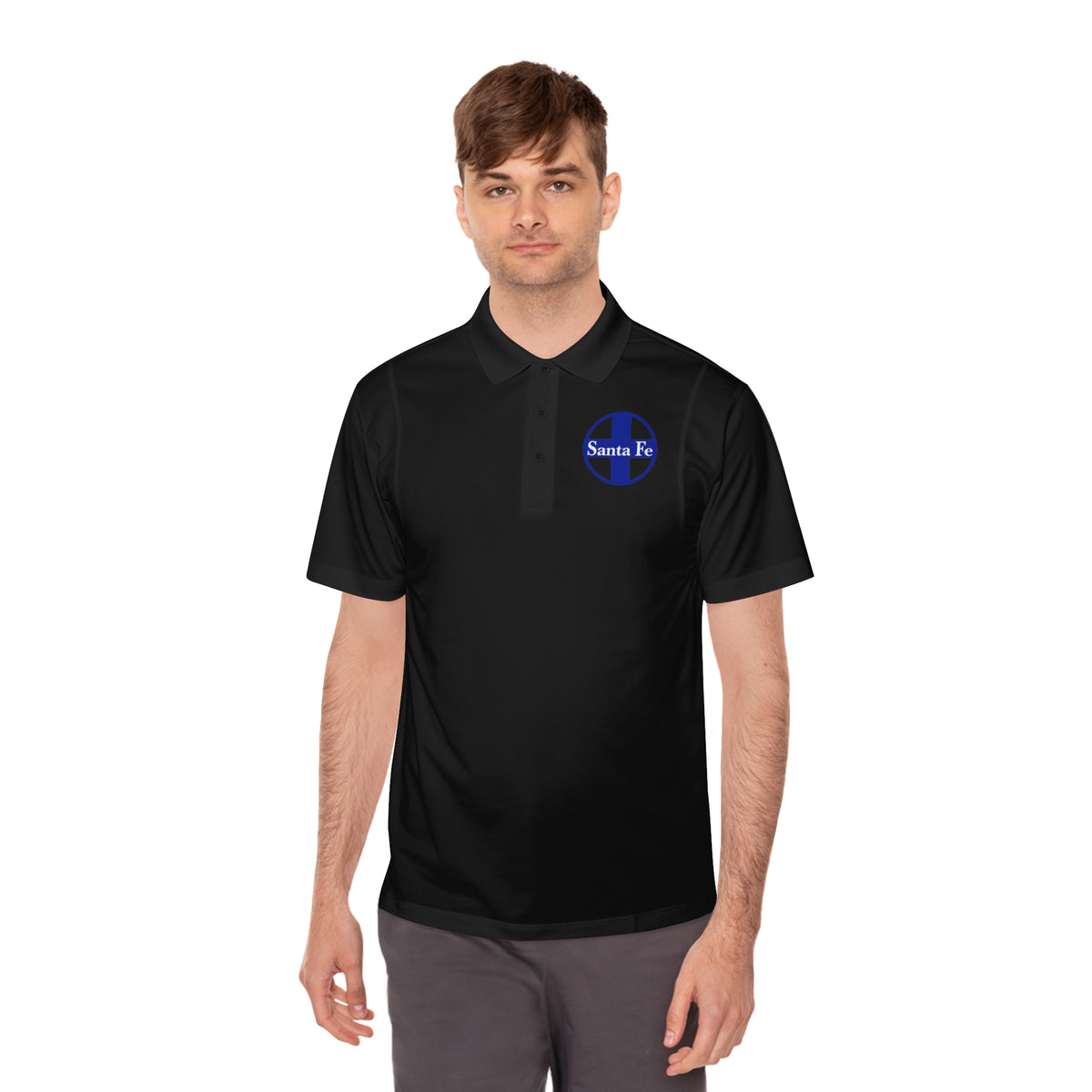 Atchison Topeka and Santa Fe Railway Men's Sport Polo Shirt