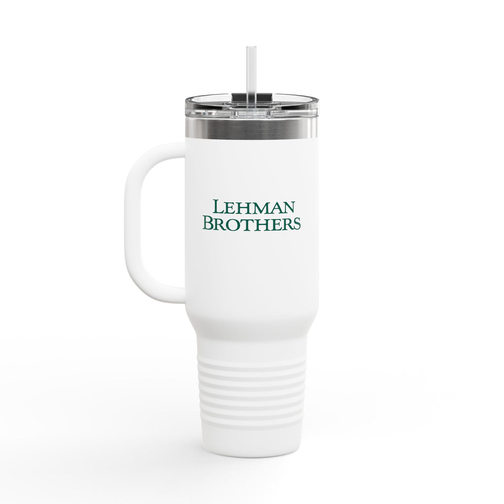 Lehman Brothers 40oz Insulated Travel Mug Stainless Tumbler