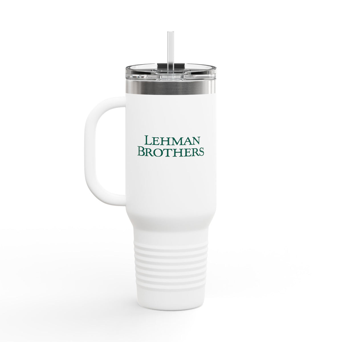 Lehman Brothers 40oz Insulated Travel Mug Stainless Tumbler