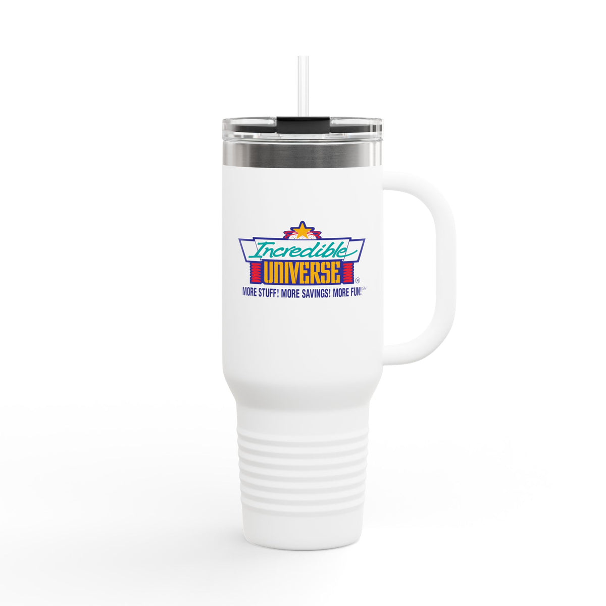 Incredible Universe 40oz Insulated Travel Mug Stainless Tumbler