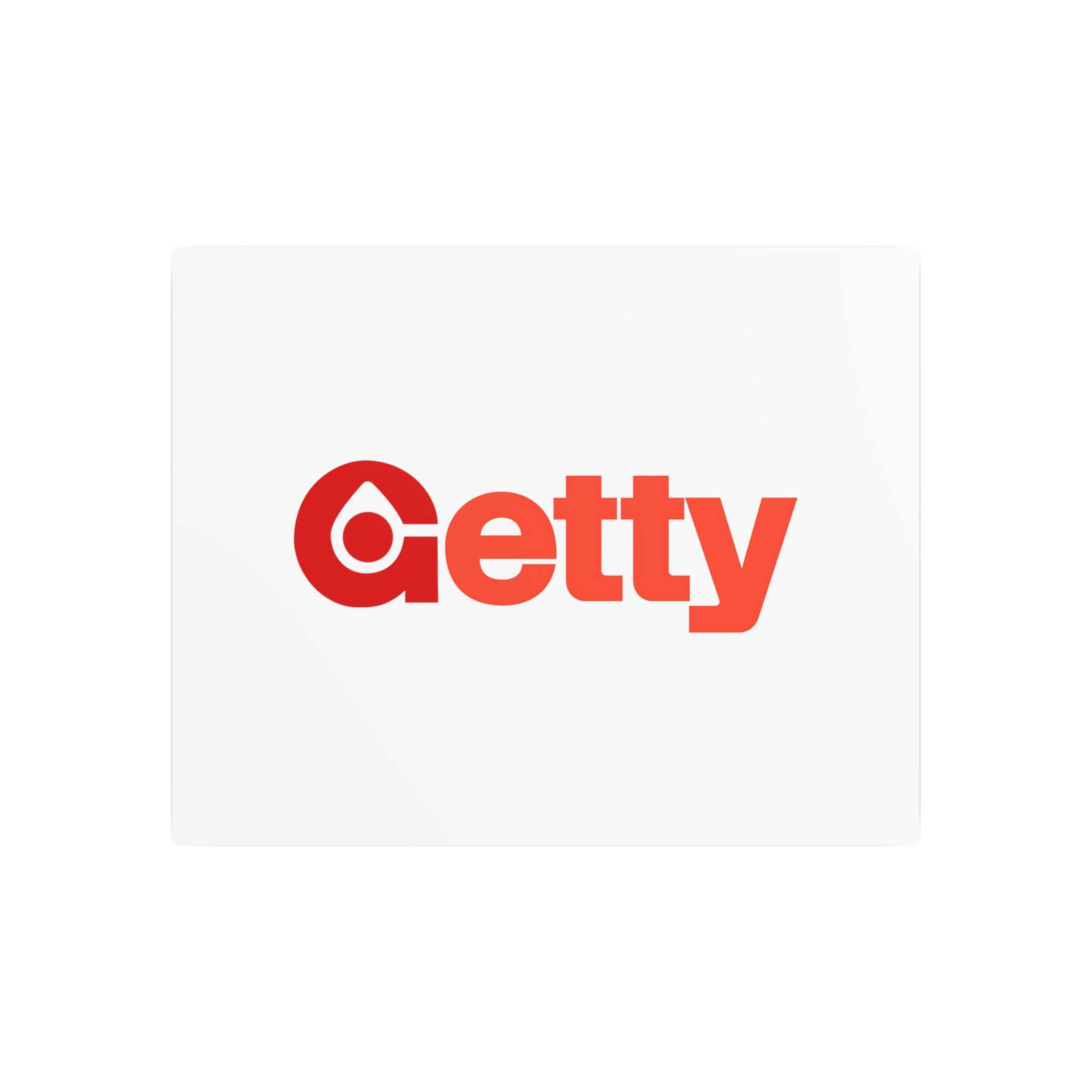 Getty Oil Metal Sign