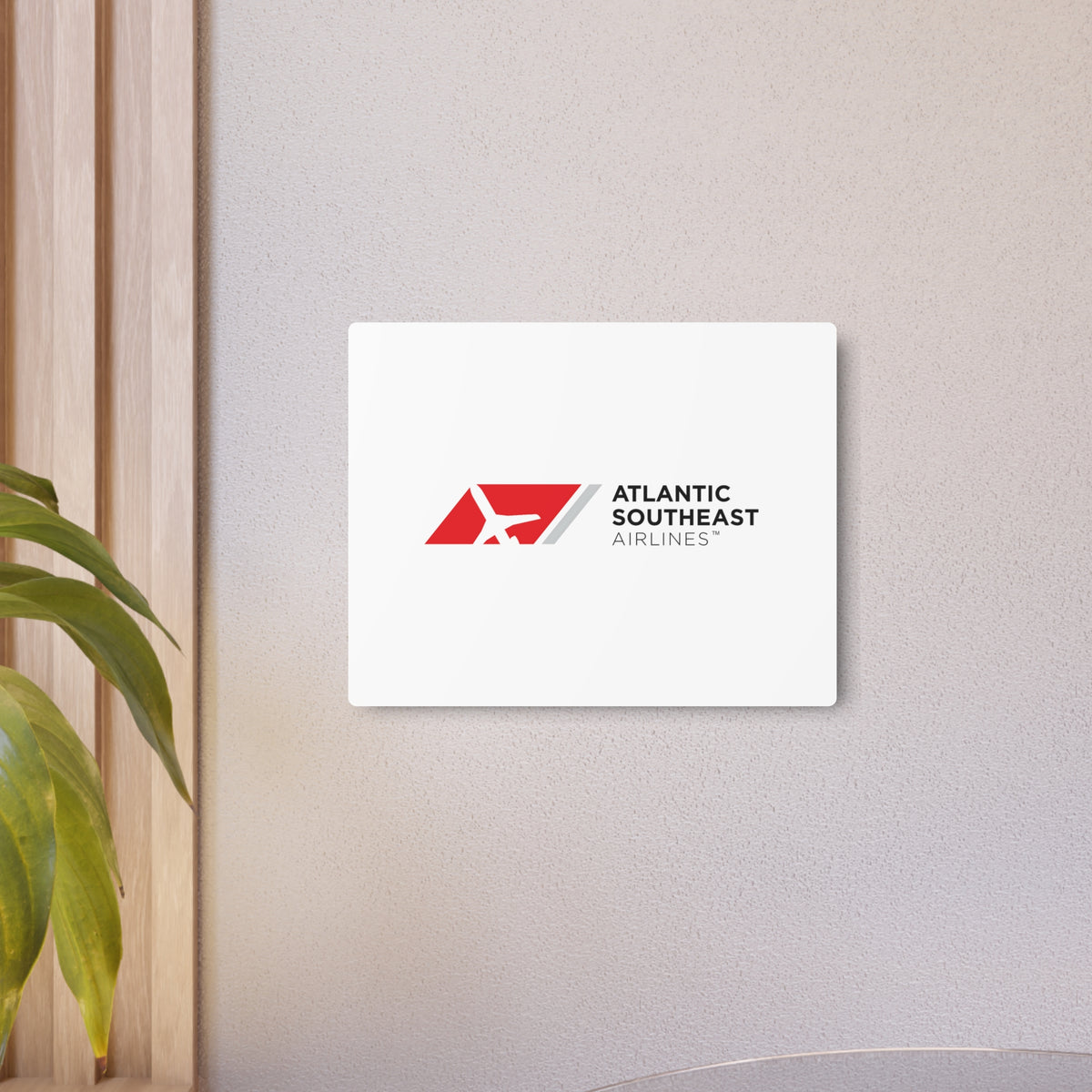Atlantic Southeast Airlines Metal Sign