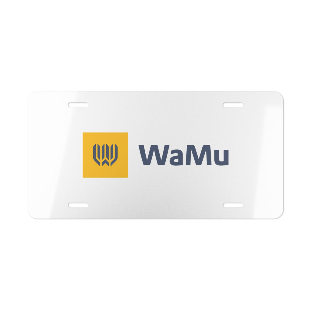 Washington Mutual (WaMu) Vanity License Plate