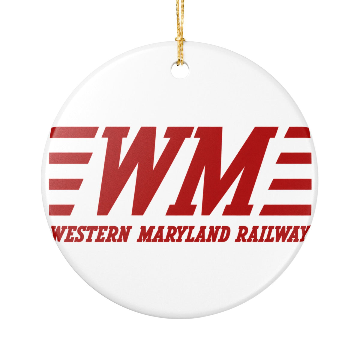 Western Maryland Railway Ceramic Ornament