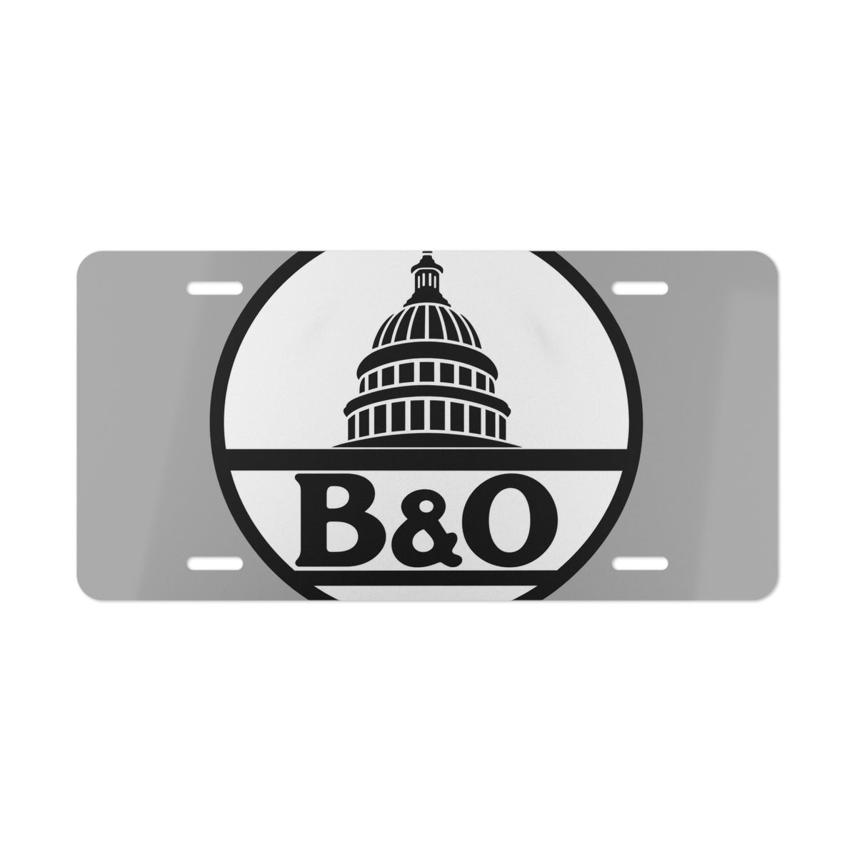 Baltimore and Ohio Railroad Vanity License Plate