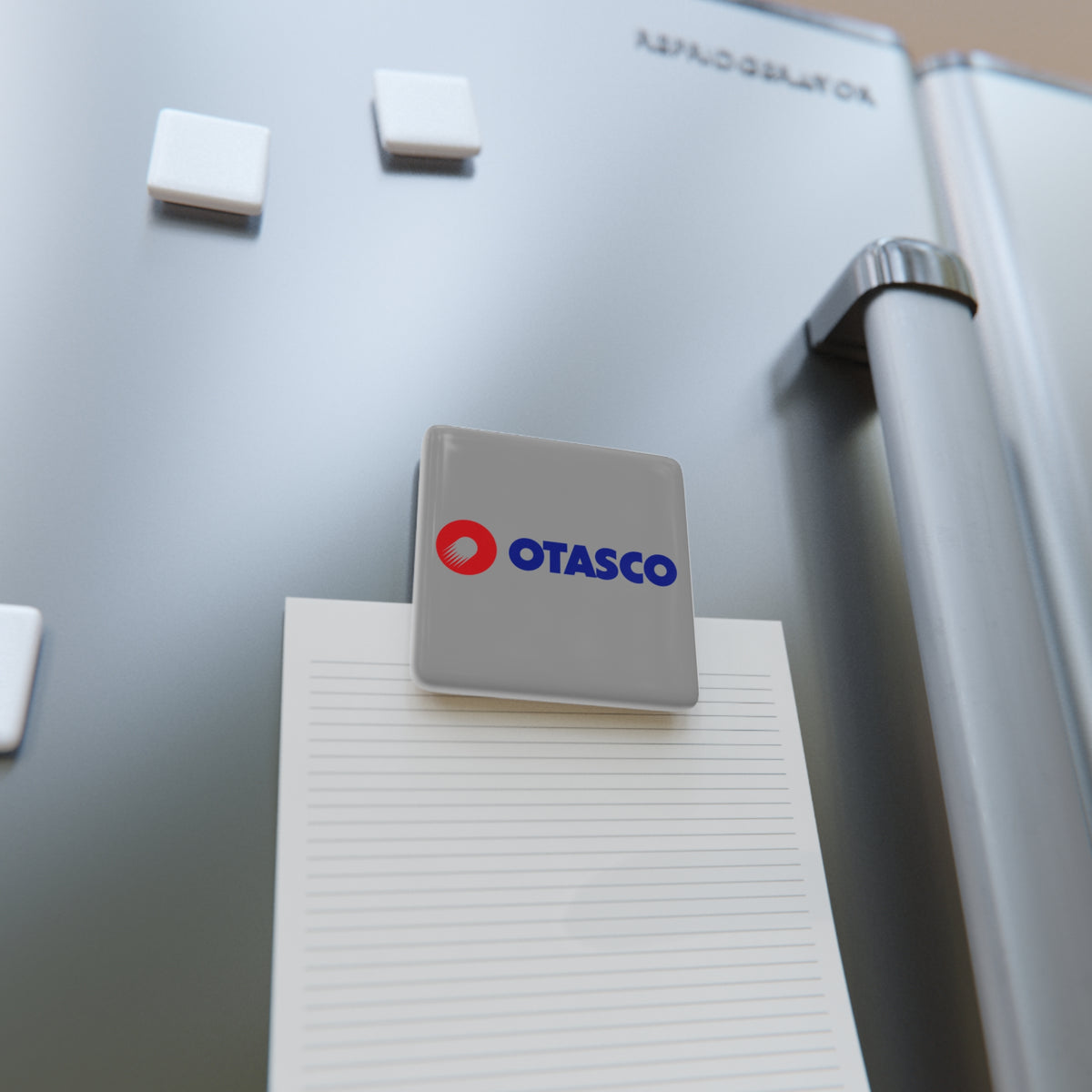 Otasco (Oklahoma Tire and Supply Company) Square Porcelain Fridge Magnet