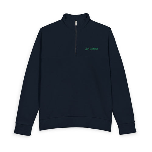 Air Afrique Heavy Knit Quarter-Zip Sweatshirt
