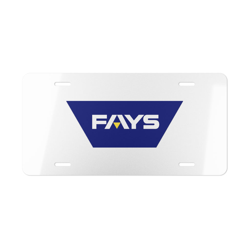 Fay's Drug Vanity License Plate