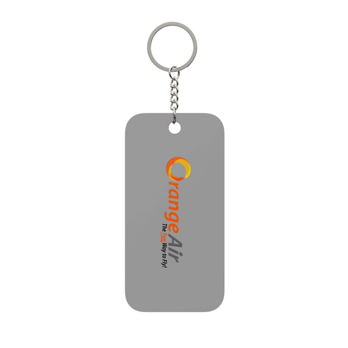 Orange Air Double-Sided Keychain Charm
