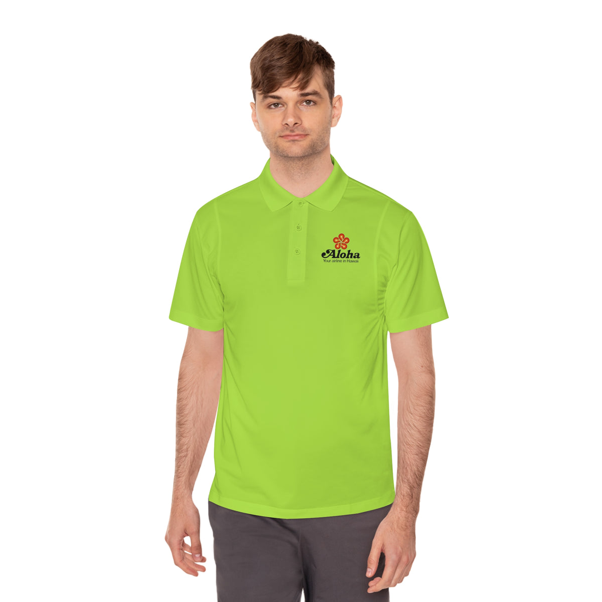 Aloha Airlines Men's Sport Polo Shirt