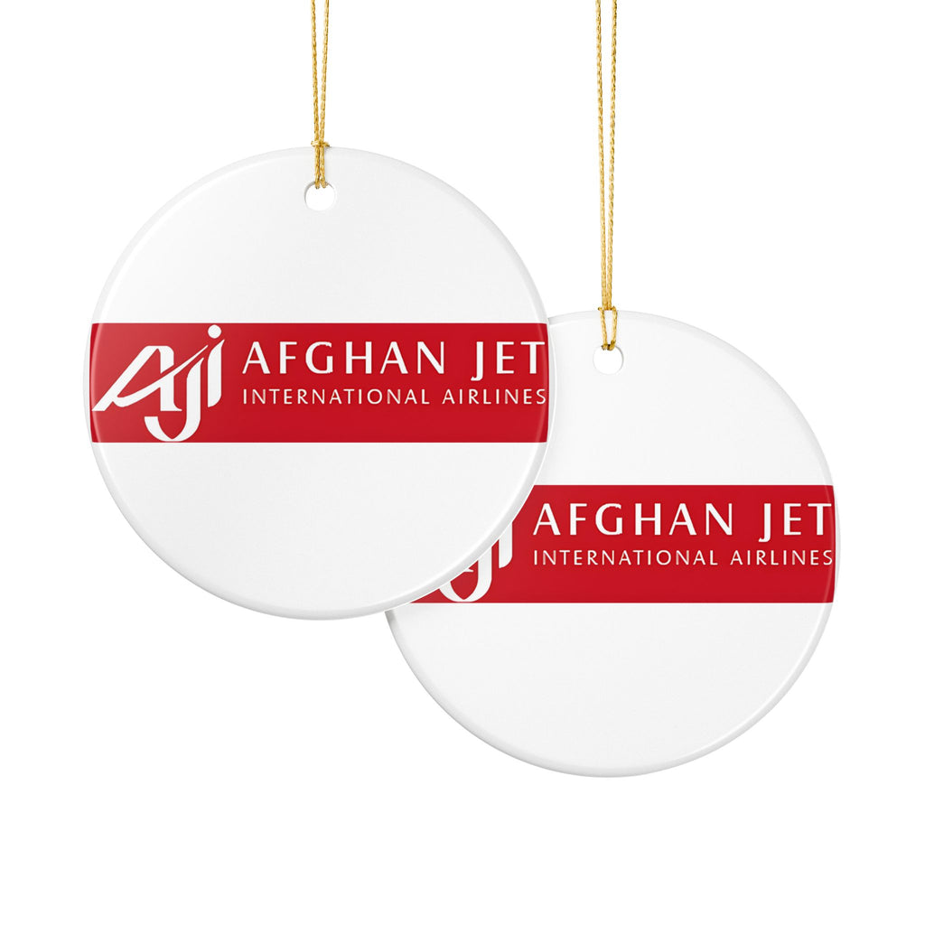 Afghan Jet International Airlines Ceramic Ornament