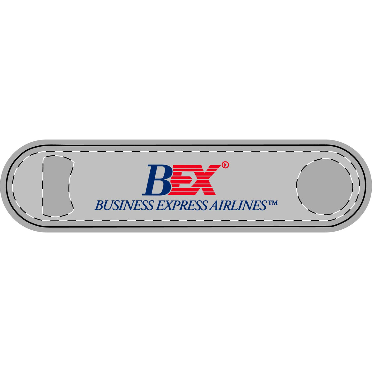 Business Express Airlines Metal Bottle Opener