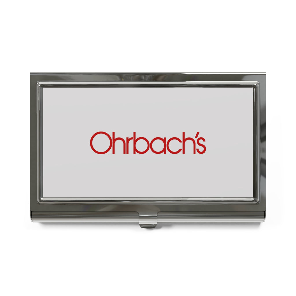 Ohrbach's Metal Business Card Holder