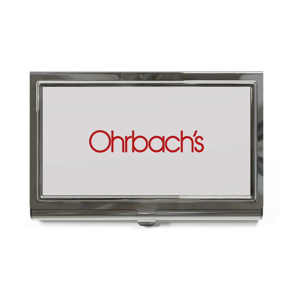 Ohrbach's Metal Business Card Holder