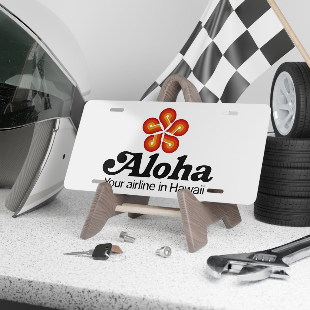 Aloha Airlines Vanity License Plate