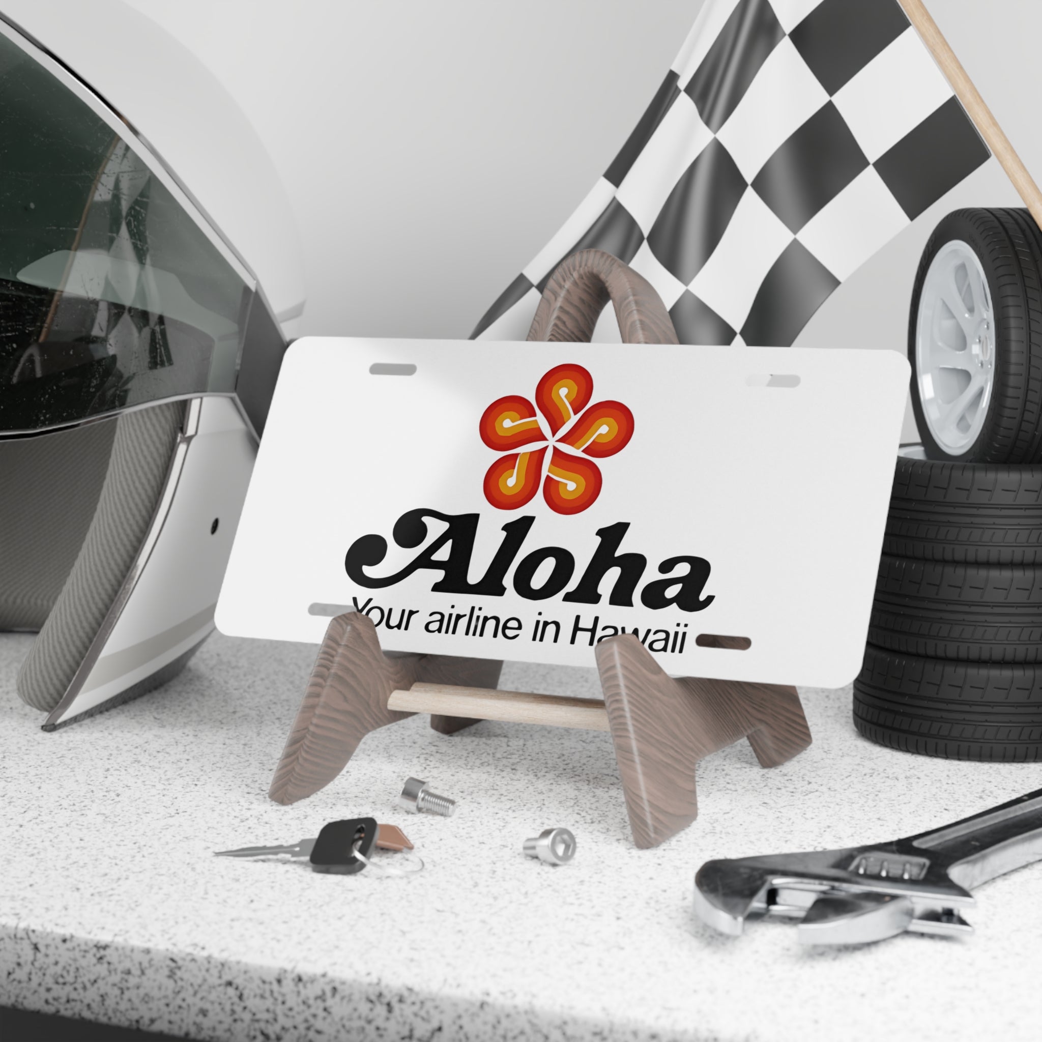 Aloha Airlines Vanity License Plate