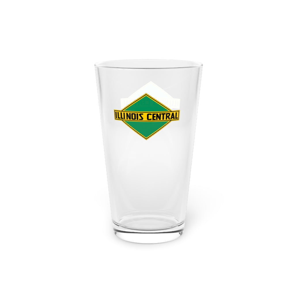 Illinois Central Railroad 16oz Pint Glass