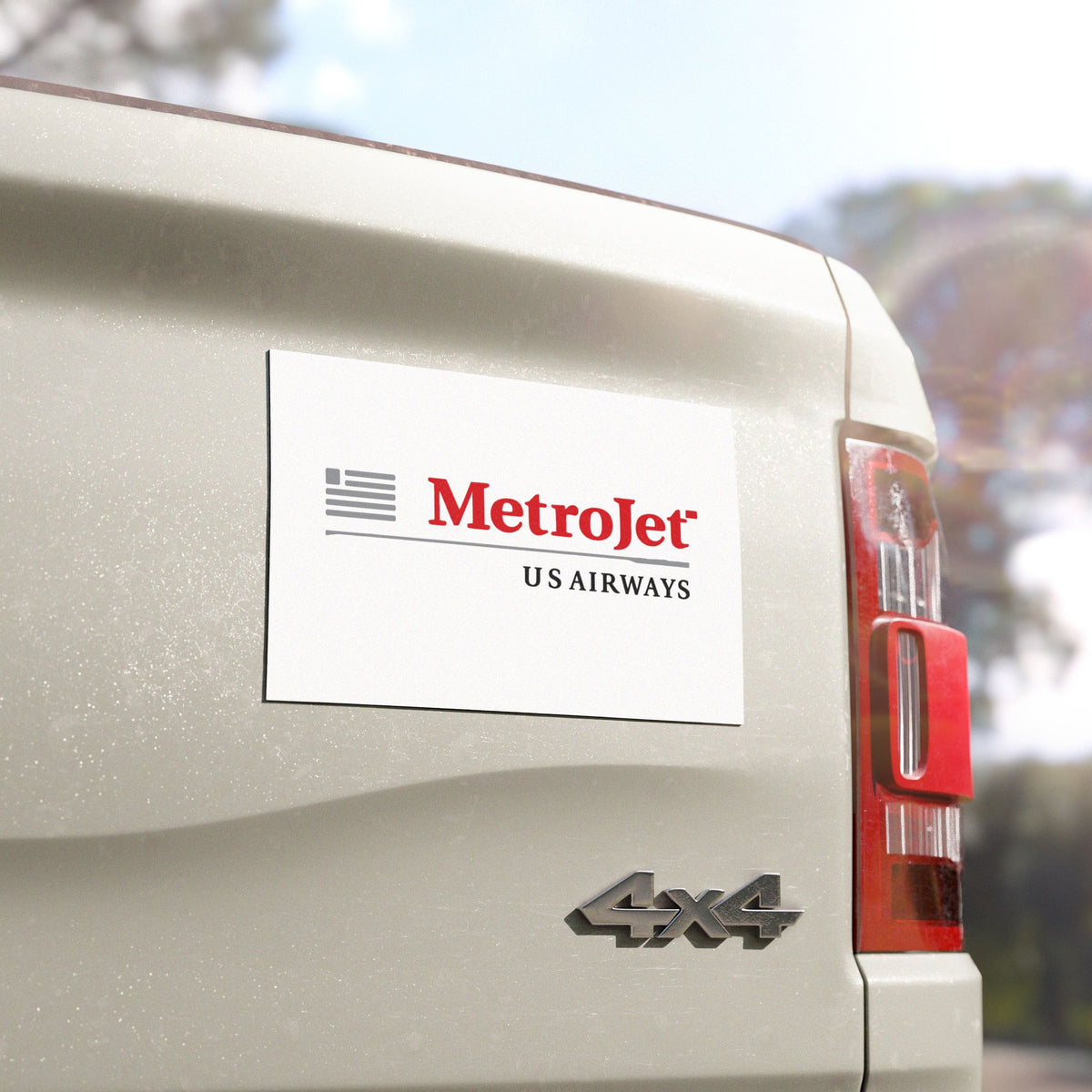MetroJet Car Magnet