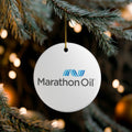 Marathon Oil Ceramic Ornament